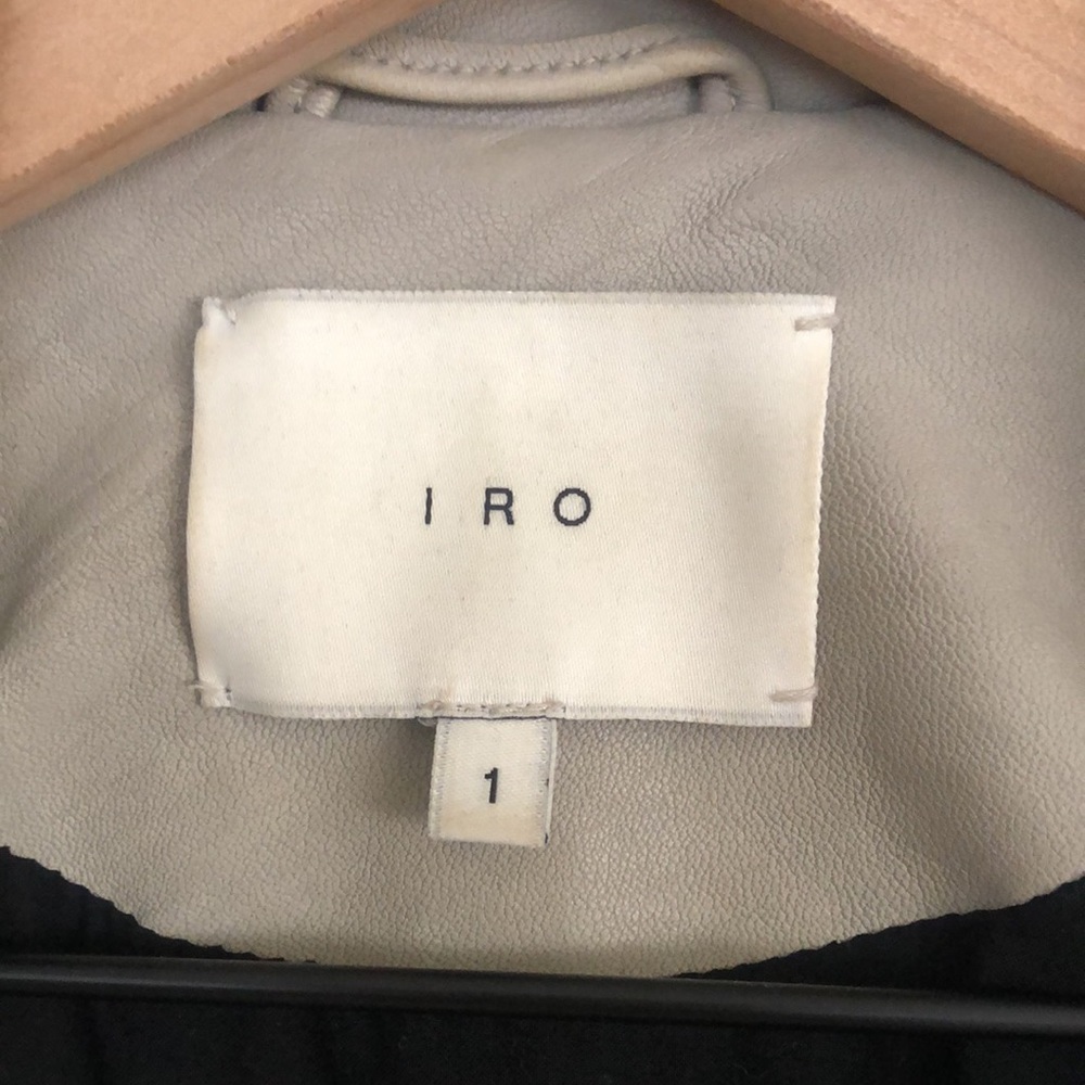 IRO ASHVILLE leather jacket - Picture 8 of 9